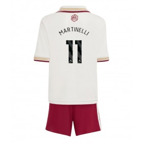 Arsenal Gabriel Martinelli #11 Tredje Kläder Barn 2025-26 Kortärmad (+ Korta byxor)